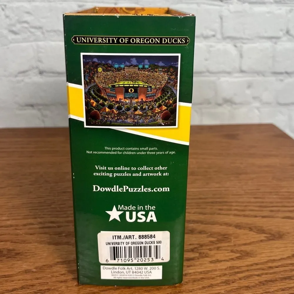Eric Dowdle Puzzle University of Oregon 500 Pieces EUC 16x20”